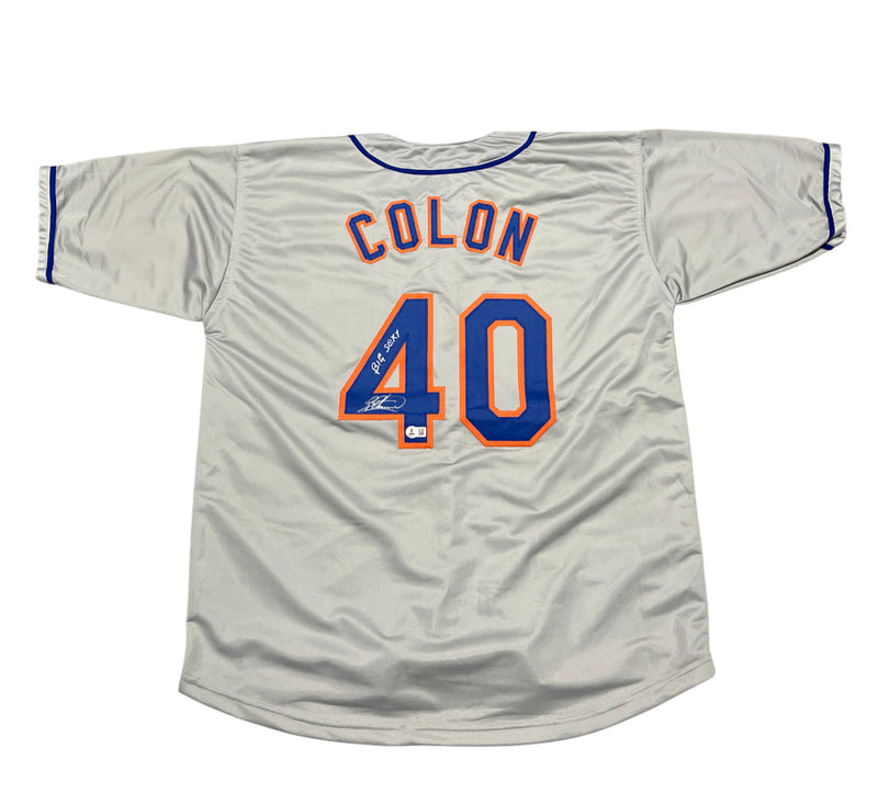 Bartolo Colon Signed New York Mets Custom Jersey with "Big Sexy" Inscription