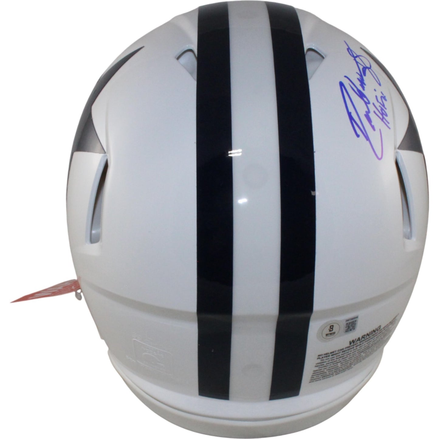 Roger Staubach, Tony Dorsett & Drew Pearson Signed Cowboys Authentic TB Helmet