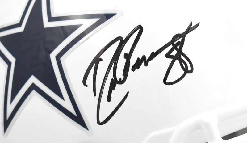 Drew Pearson Signed Dallas Cowboys Full Size 2022 Alternate Speed Helmet