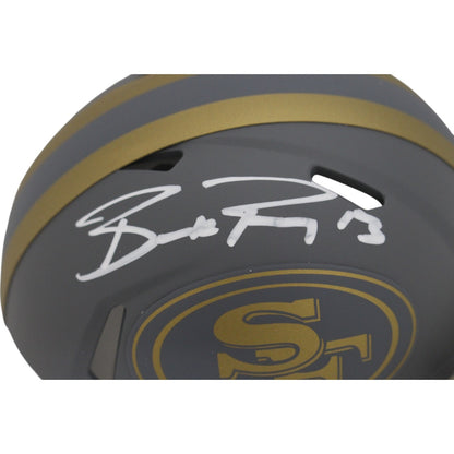 Brock Purdy San Francisco 49ers Autographed Slate Mini Helmet