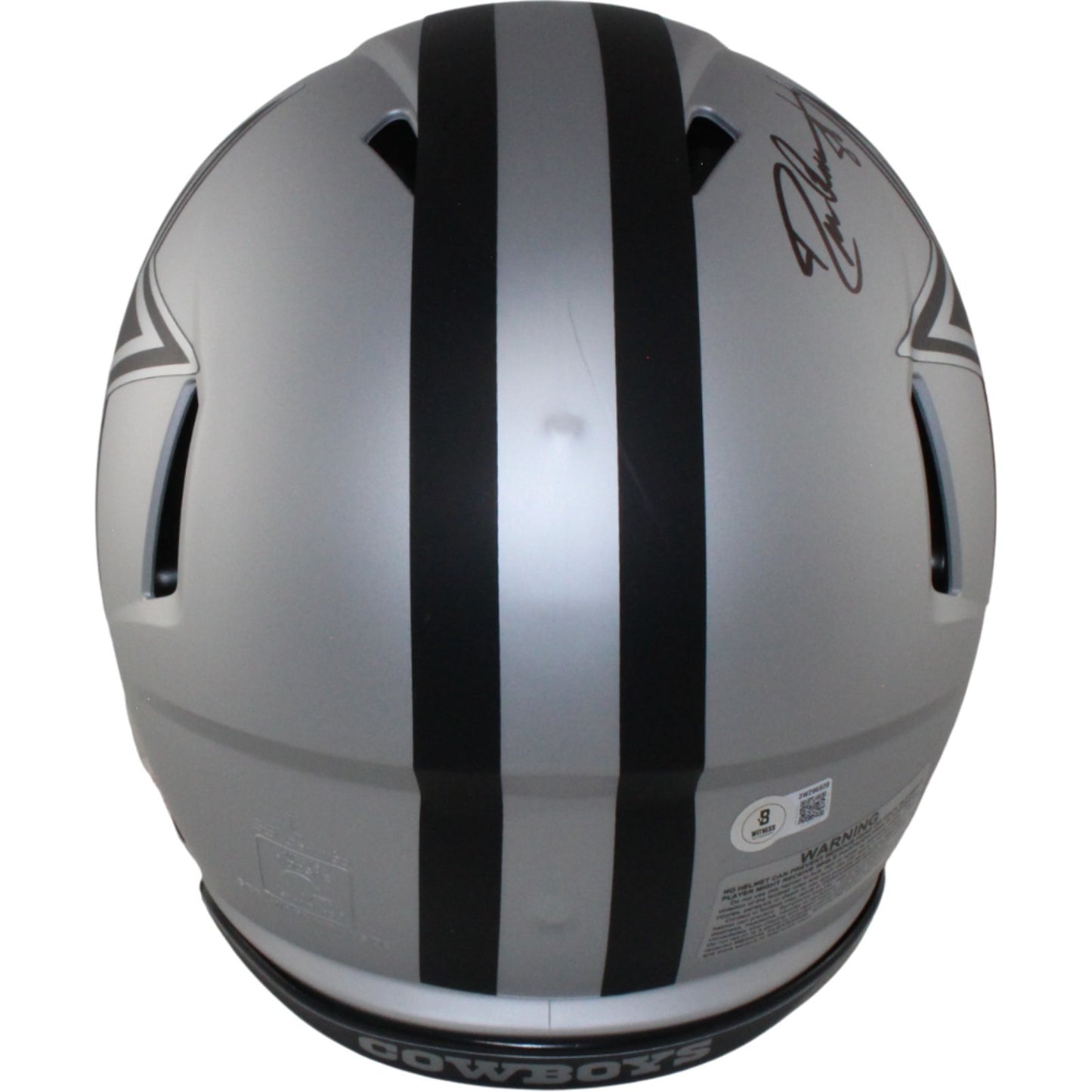 Staubach, Dorsett & Pearson Signed Dallas Cowboys Pro Rave Full Size Helmet