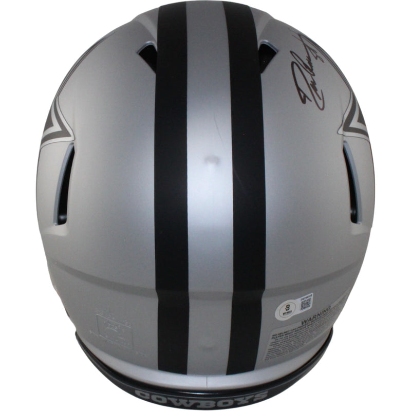Staubach, Dorsett & Pearson Signed Dallas Cowboys Pro Rave Full Size Helmet