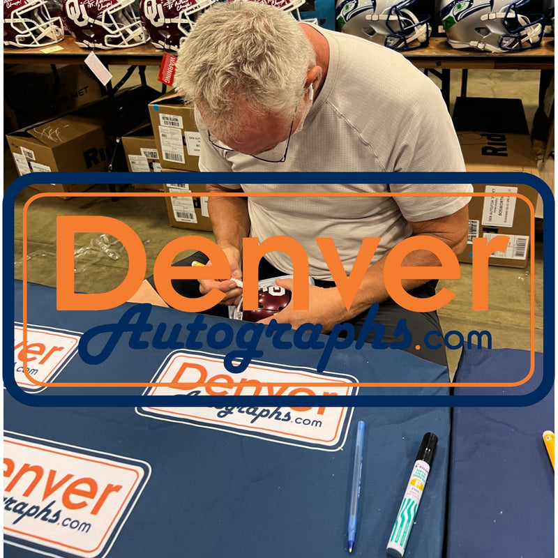 Brian Bosworth Autographed Oklahoma Sooners Mini Helmet (BAS Witnessed)