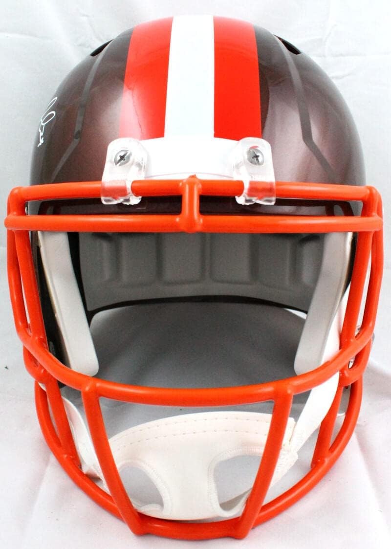 Nick Chubb Autographed Cleveland Browns Full Size Flash Speed Helmet
