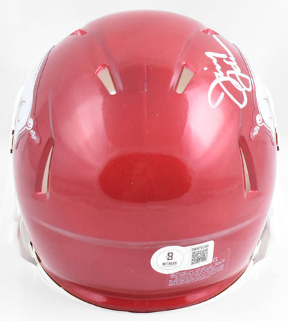 Jimmy Johnson Autographed Arkansas Razorbacks Mini Helmet