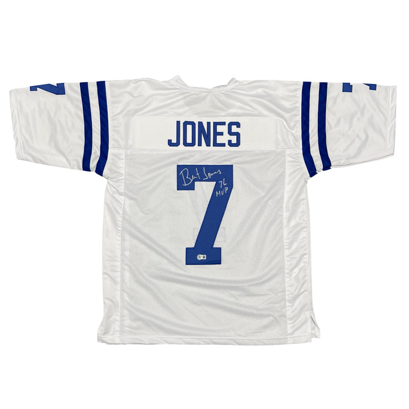 Bert Jones Signed Indianapolis Colts Custom Jersey '76 MVP Beckett BAS