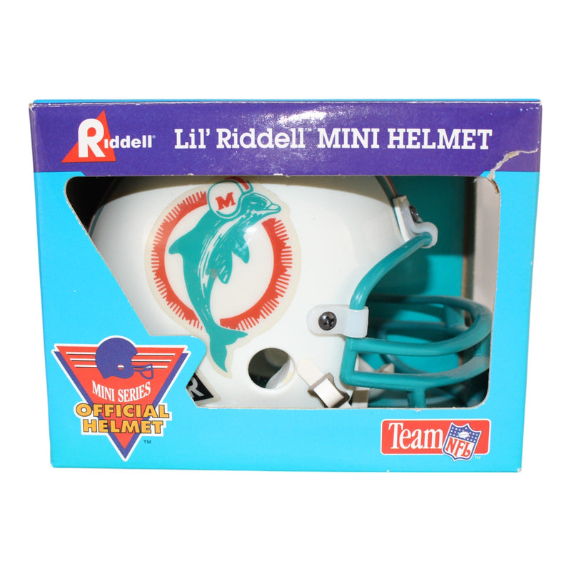 Miami Dolphins Throwback VSR4 Replica Mini Helmet (1980-1996)