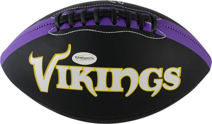 Linval Joseph Signed Minnesota Vikings Logo Football "Defend The North"