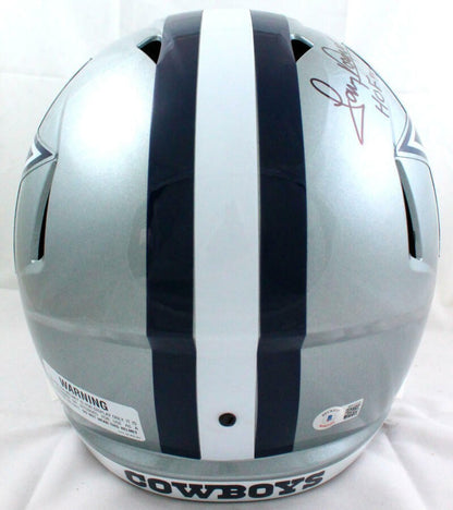 Tony Dorsett Autographed Dallas Cowboys Full Size Speed Helmet