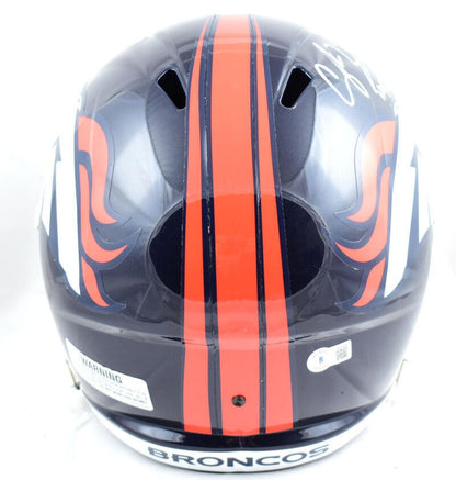Champ Bailey Signed Denver Broncos Full Size Speed Helmet (HOF Inscription)