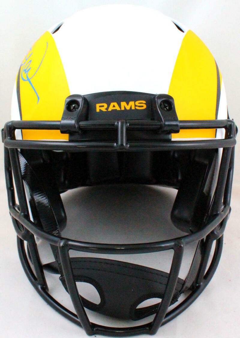 Kurt Warner Signed St. Louis Rams Lunar Speed Full Size Authentic Helmet