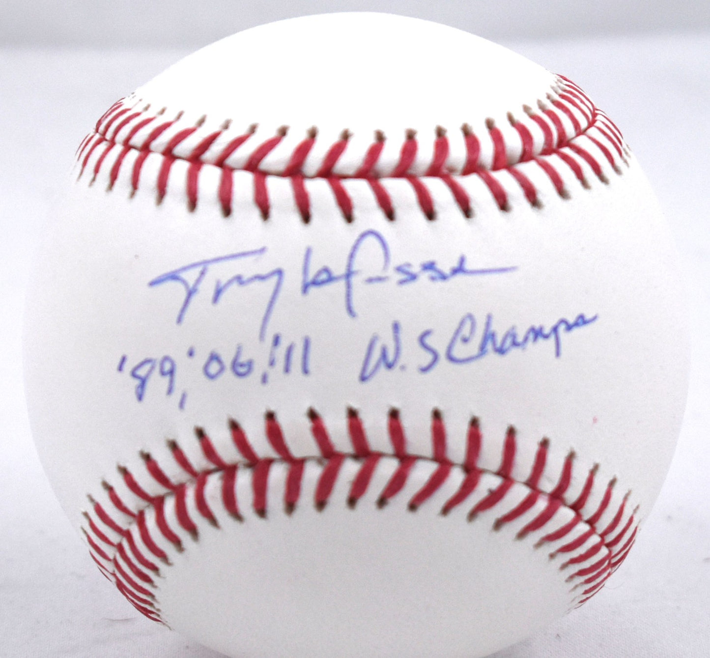 Tony La Russa Autographed Official Major League Baseball (3x WS Champ)