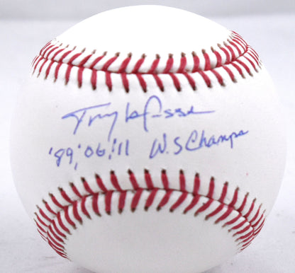 Tony La Russa Autographed Official Major League Baseball (3x WS Champ)