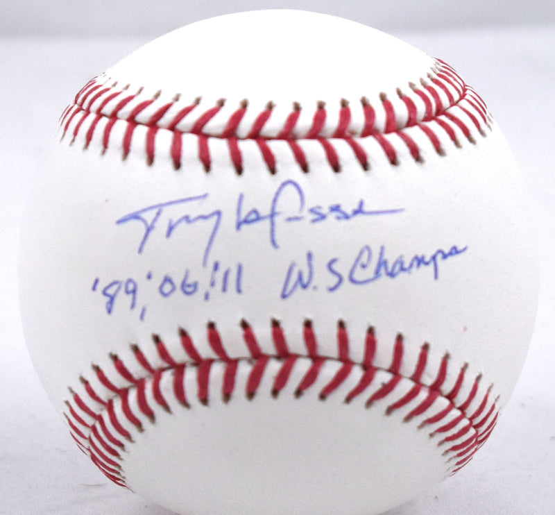 Tony La Russa Autographed Official Major League Baseball (3x WS Champ)
