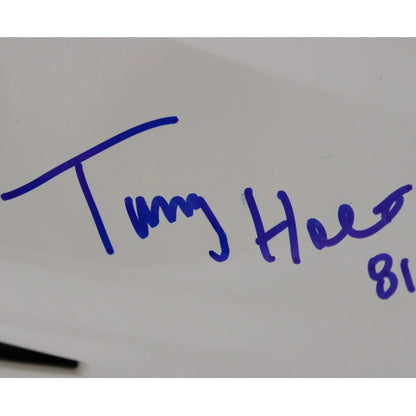 Kurt Warner, Torry Holt, Marshall Faulk, & Isaac Bruce Signed Rams Retro Helmet