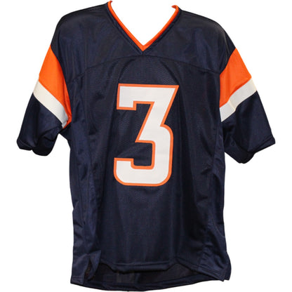 Wil Lutz Signed "Big Nutz Lutz" Inscribed Custom Blue Jersey (Beckett)