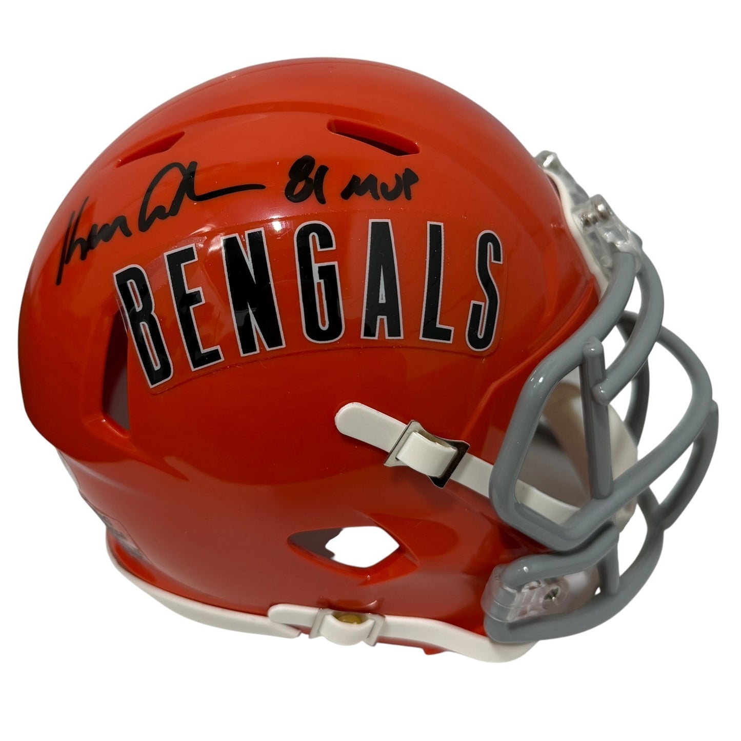 Ken Anderson Signed Cincinnati Bengals Throwback Mini Helmet '81 MVP JSA