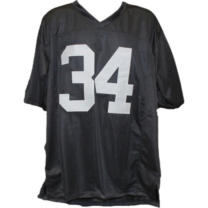 Bo Jackson Autographed Custom Black Football Jersey