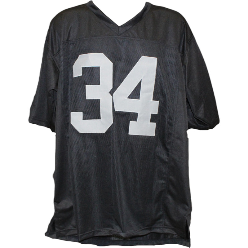 Bo Jackson Autographed Custom Black Football Jersey