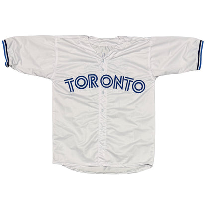 Roberto Alomar Autographed Toronto Blue Jays Custom Baseball Jersey (JSA)