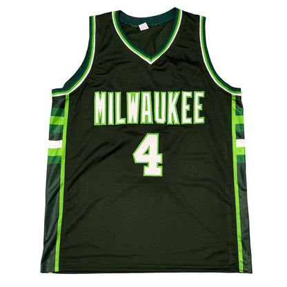 Sidney Moncrief Signed Milwaukee Bucks Custom Jersey (HOF 19)