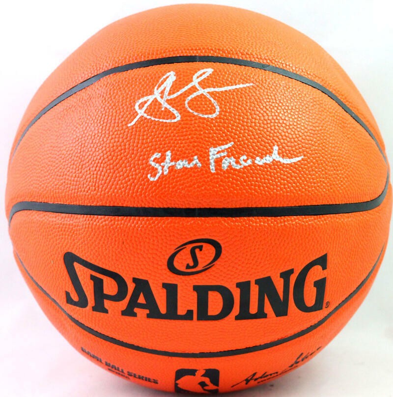 Steve Francis Autographed NBA Basketball with Inscription