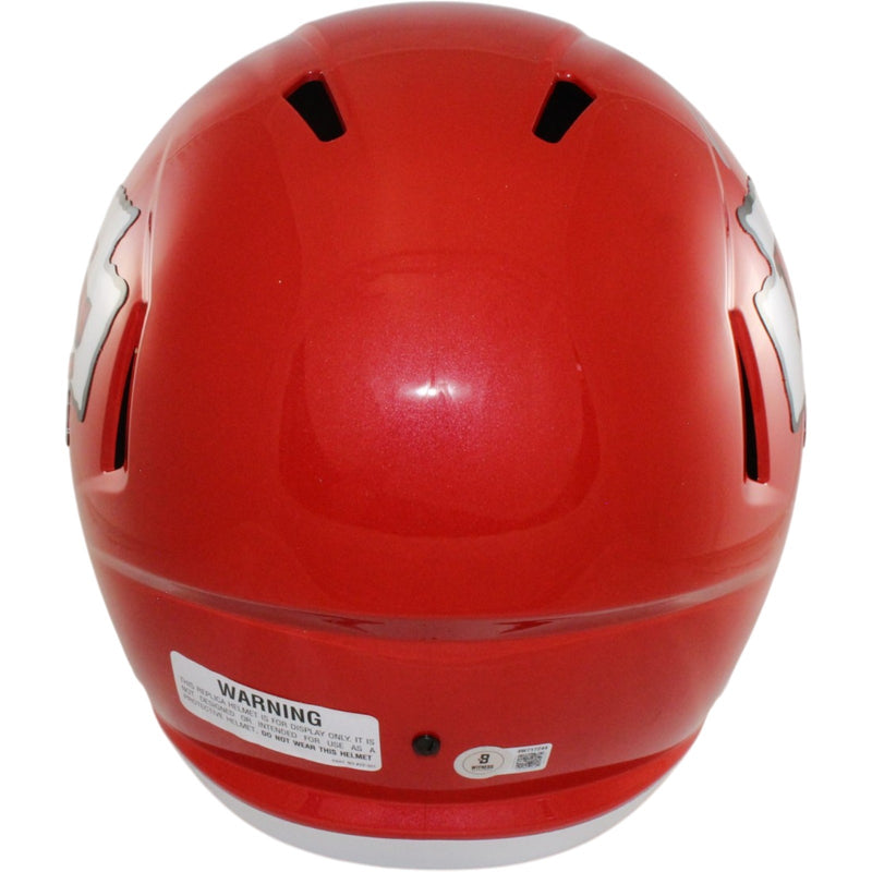 Tony Gonzalez Signed Kansas City Chiefs Full Size Replica Helmet