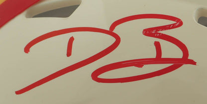 Dwayne Bowe Autographed Kansas City Chiefs Throwback Mini Helmet