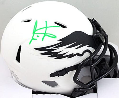 Cris Carter Signed Philadelphia Eagles Lunar Speed Mini Helmet