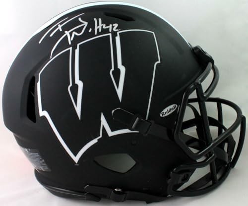 T.J. Watt Autographed Wisconsin Badgers Full Size Eclipse Authentic Helmet