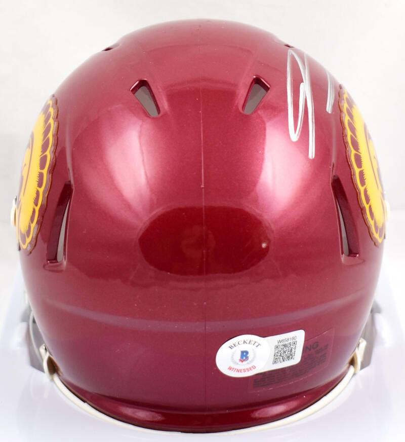 Jordan Addison Autographed USC Trojans Speed Mini Helmet