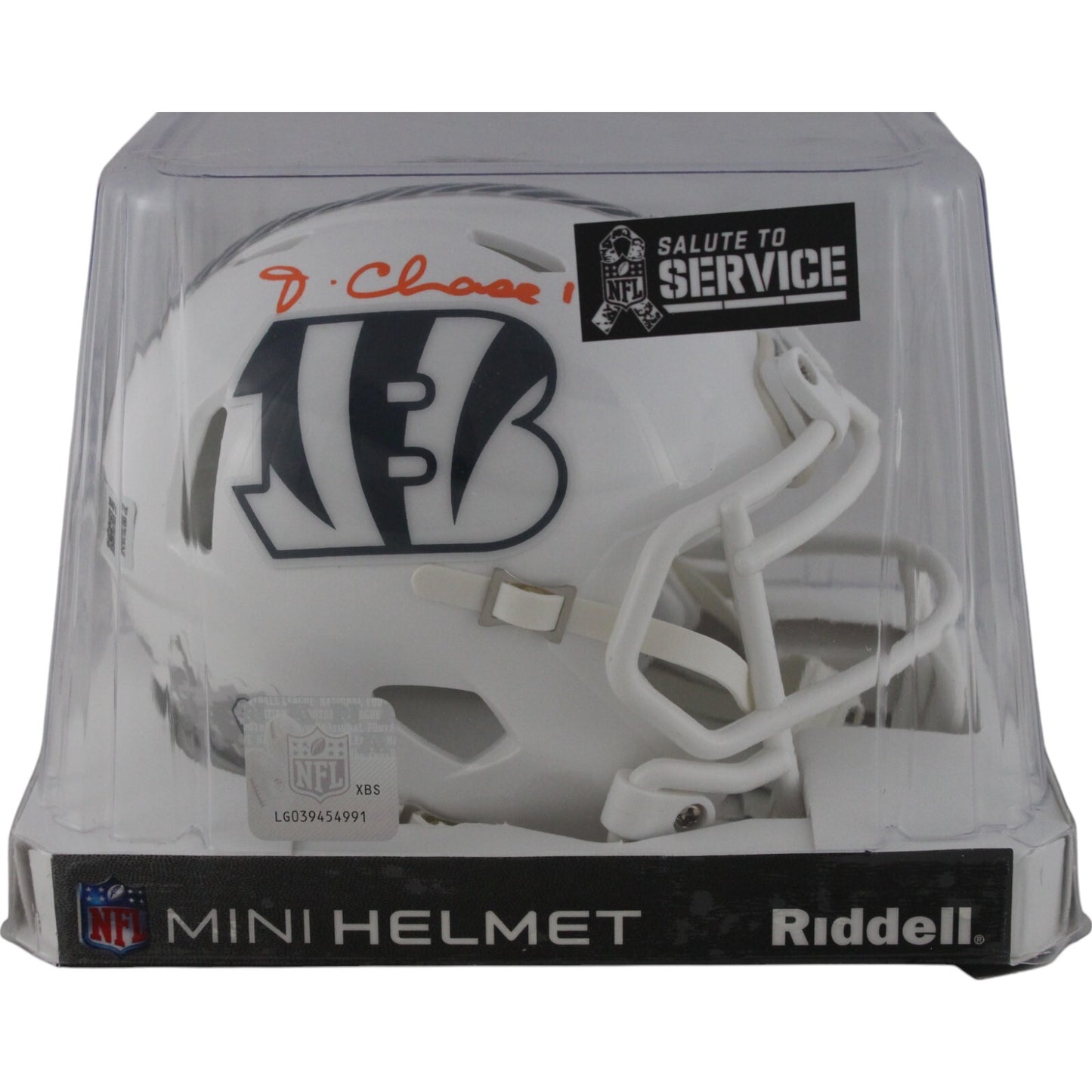 Ja'Marr Chase Cincinnati Bengals Signed 2024 STS Mini Helmet