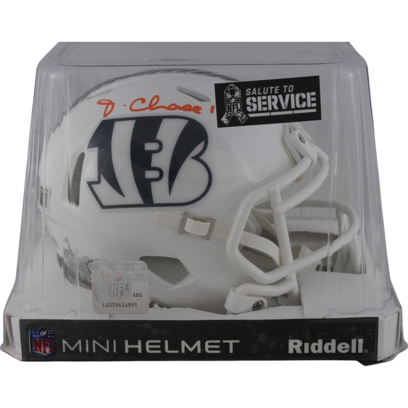 Ja'Marr Chase Cincinnati Bengals Signed 2024 STS Mini Helmet