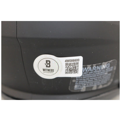 Travis Hunter Autographed Colorado Buffaloes Black Mini Helmet