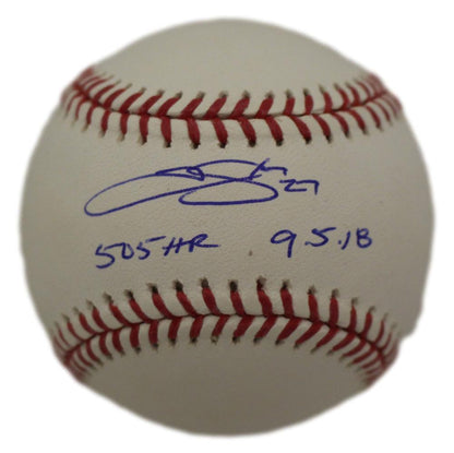 Trevor Story Autographed Colorado Rockies Baseball - 505' HR Inscription