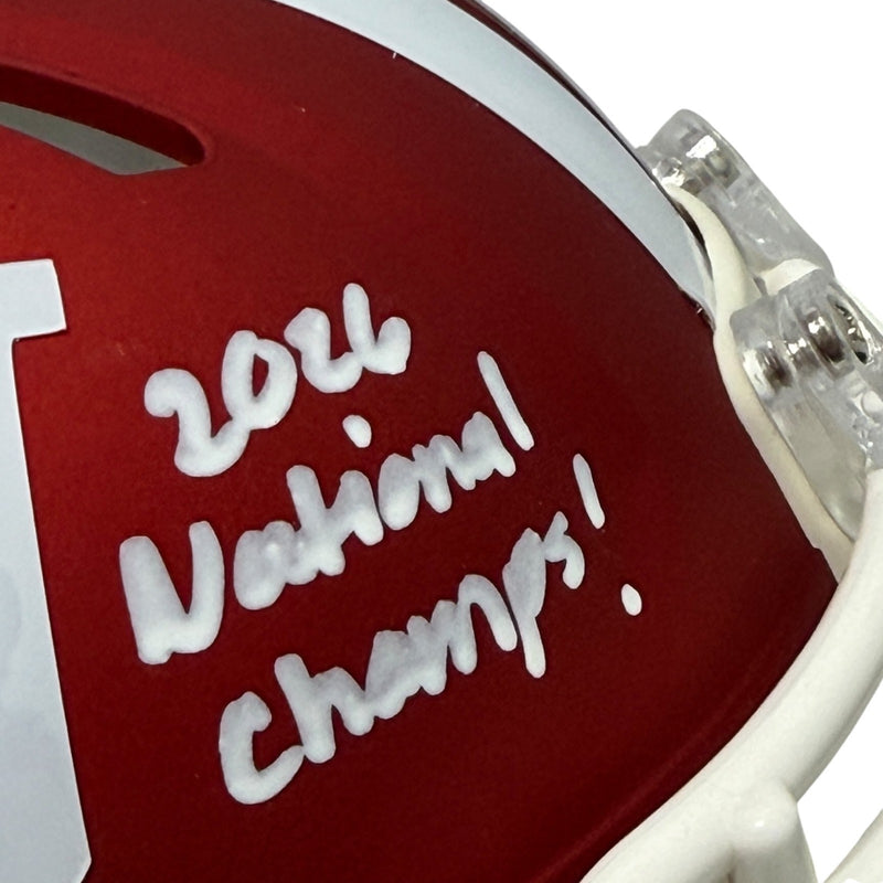 D'Angelo Ponds Signed Indiana Hoosiers Mini Helmet