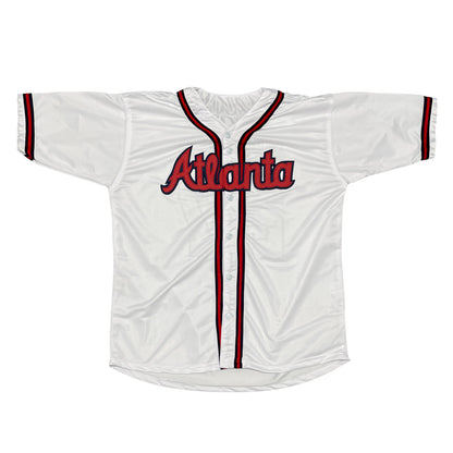 Fred McGriff Signed Atlanta Braves Custom Baseball Jersey Beckett COA