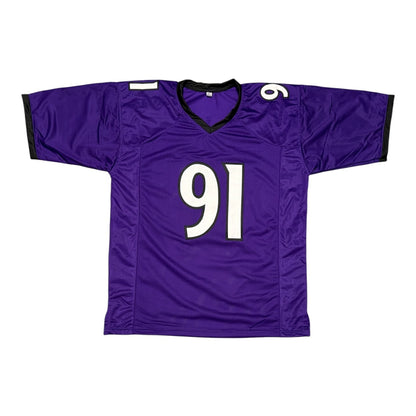 Trey Hendrickson Autographed Baltimore Ravens Custom Jersey