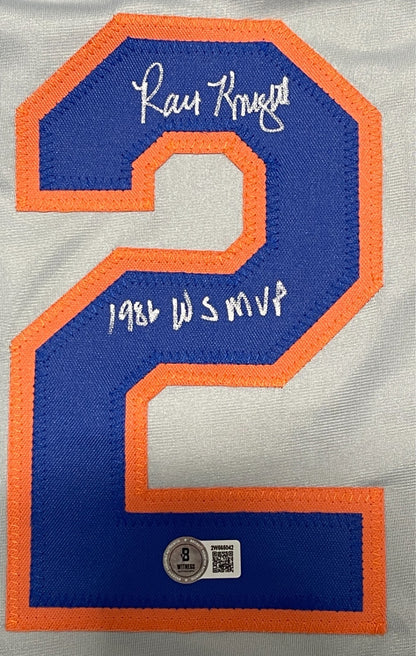 Ray Knight New York Mets Signed Custom Jersey (1986 WS MVP) BAS