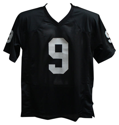 Shane Lechler Signed Custom Black Football Jersey Beckett BAS