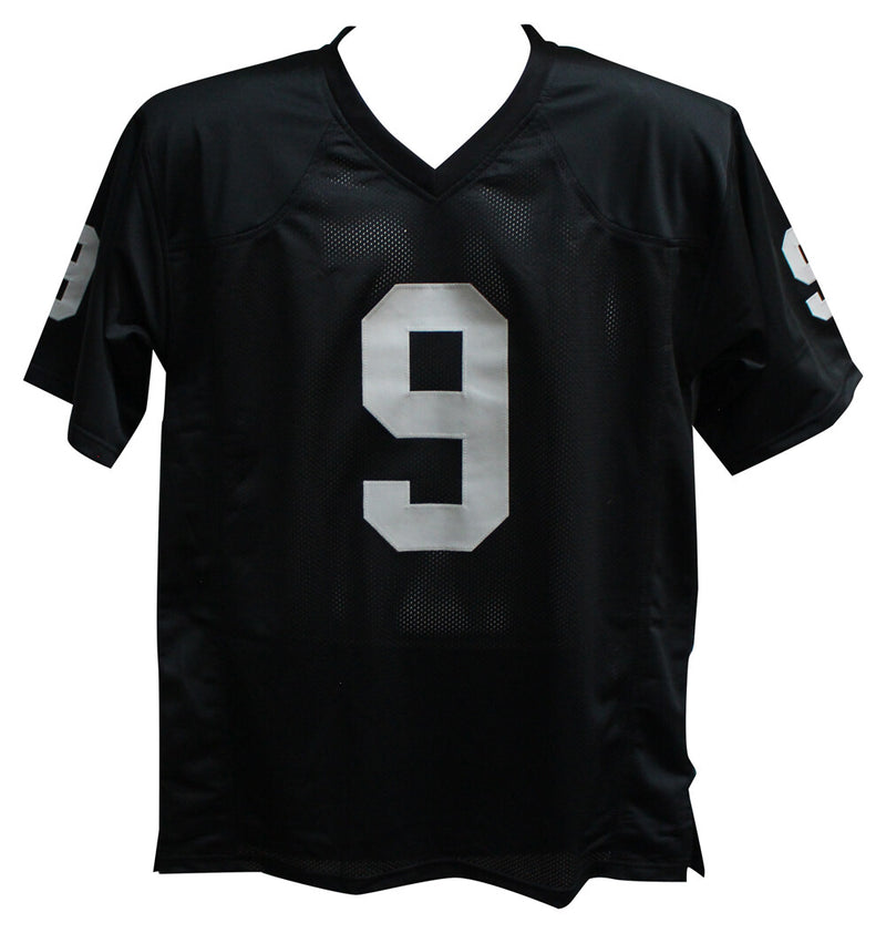 Shane Lechler Signed Custom Black Football Jersey Beckett BAS