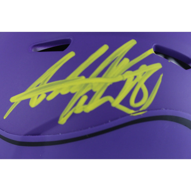 Adrian Peterson Signed Minnesota Vikings Rave Mini Helmet