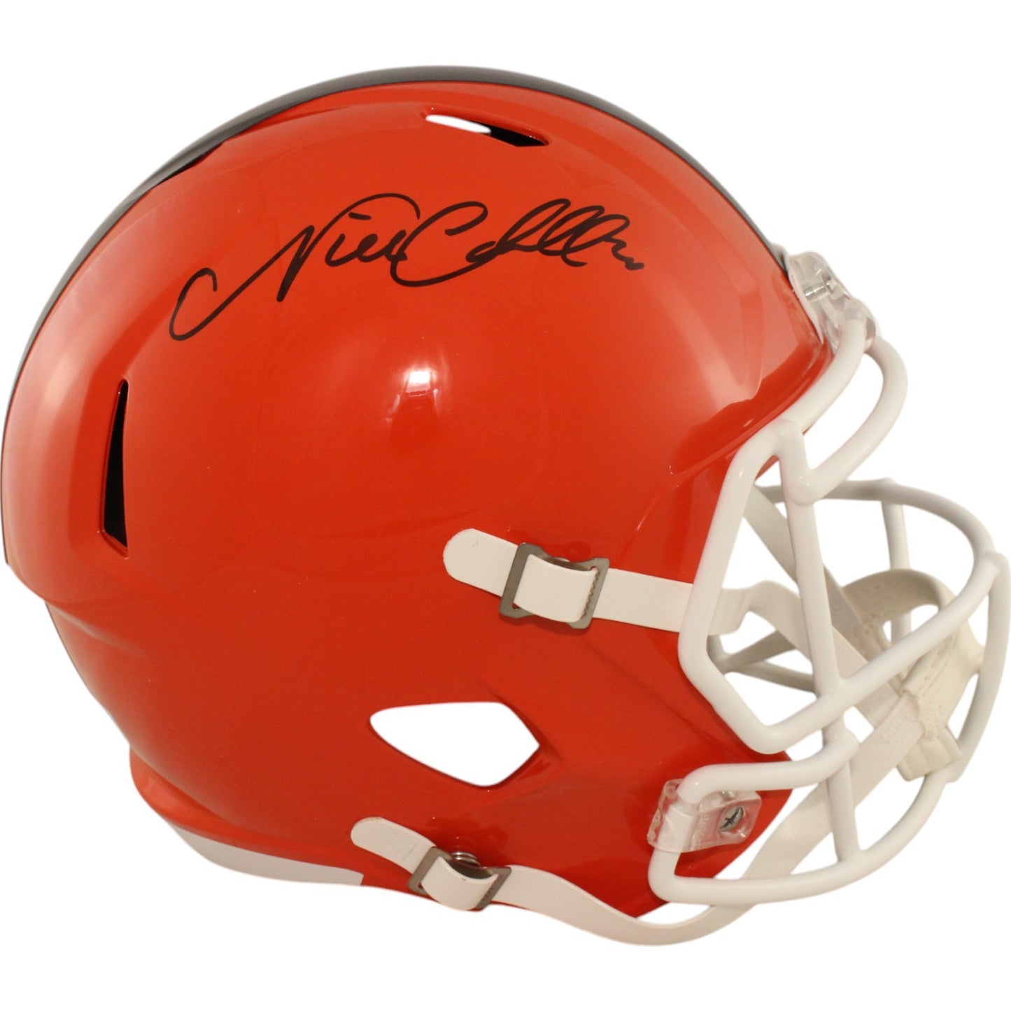 Nick Chubb Cleveland Browns Autographed Full Size Replica Speed Helmet