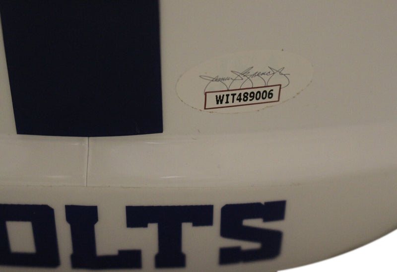 Kwity Paye Autographed Indianapolis Colts Full Size Speed Replica Helmet