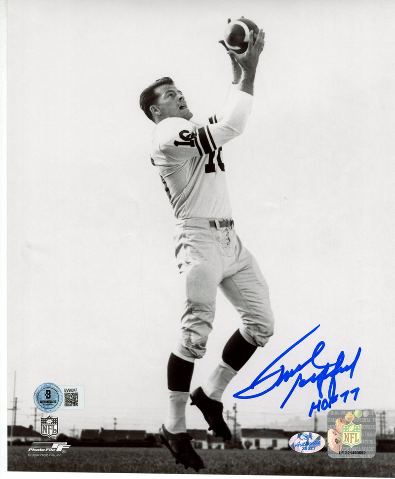 Frank Gifford Signed New York Giants 8x10 Photo