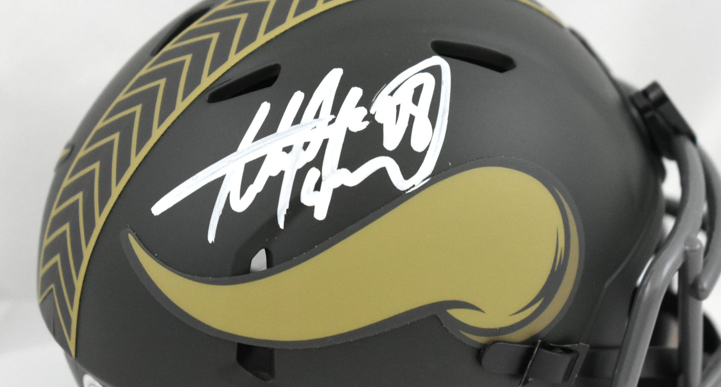 Adrian Peterson Signed Minnesota Vikings 2025 Salute to Service Mini Helmet
