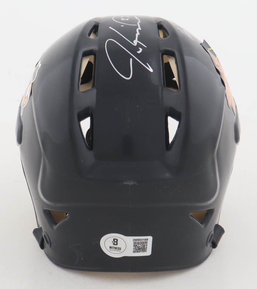 Jeremy Roenick Chicago Blackhawks Autographed Hockey Mini Helmet (Beckett COA)