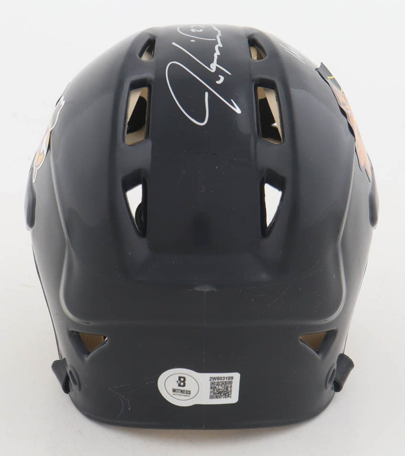 Jeremy Roenick Chicago Blackhawks Autographed Hockey Mini Helmet (Beckett COA)