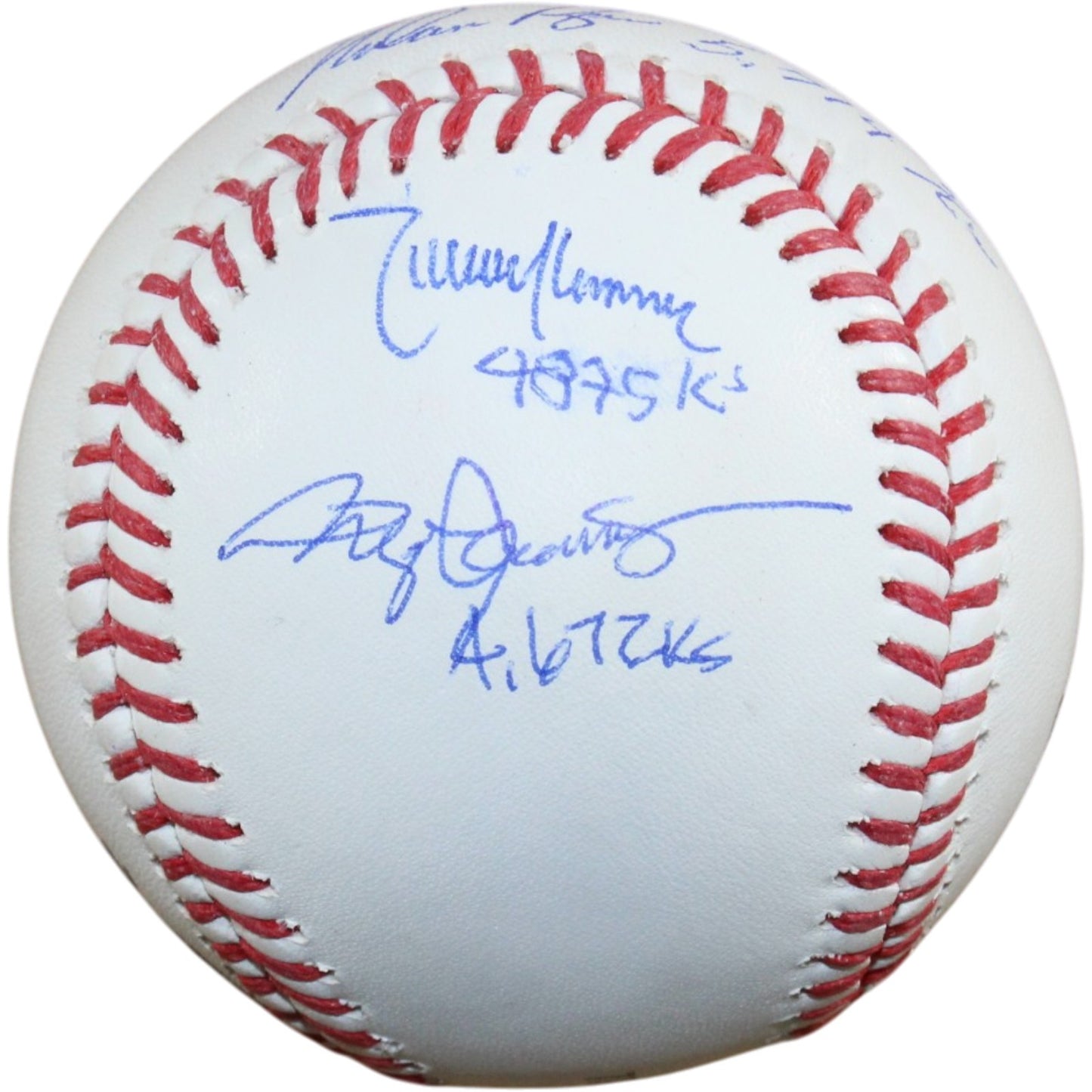 Nolan Ryan, Randy Johnson, Roger Clemens & Steve Carlton Signed Baseball