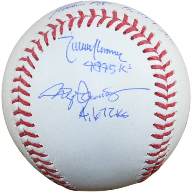 Nolan Ryan, Randy Johnson, Roger Clemens & Steve Carlton Signed Baseball